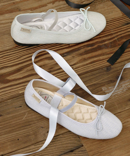 รองเท้าลำลอง HAZEL RIBBON FLAT - BLUE