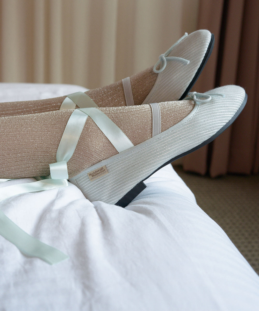 รองเท้าลำลอง HAZEL RIBBON FLAT - MINT