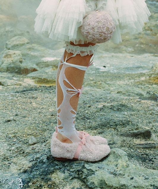 รองเท้าแมรี่เจน X SUSAN FANG FURRY MARYJANE - PINK