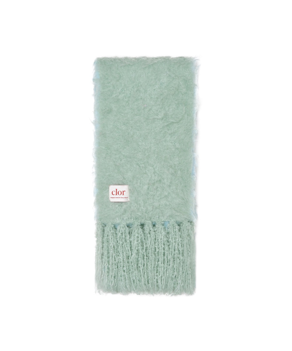 ผ้าพันคอ  OVERSIZED SHAGGY SCARF - MINT