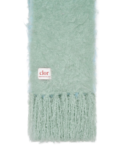 ผ้าพันคอ  OVERSIZED SHAGGY SCARF - MINT