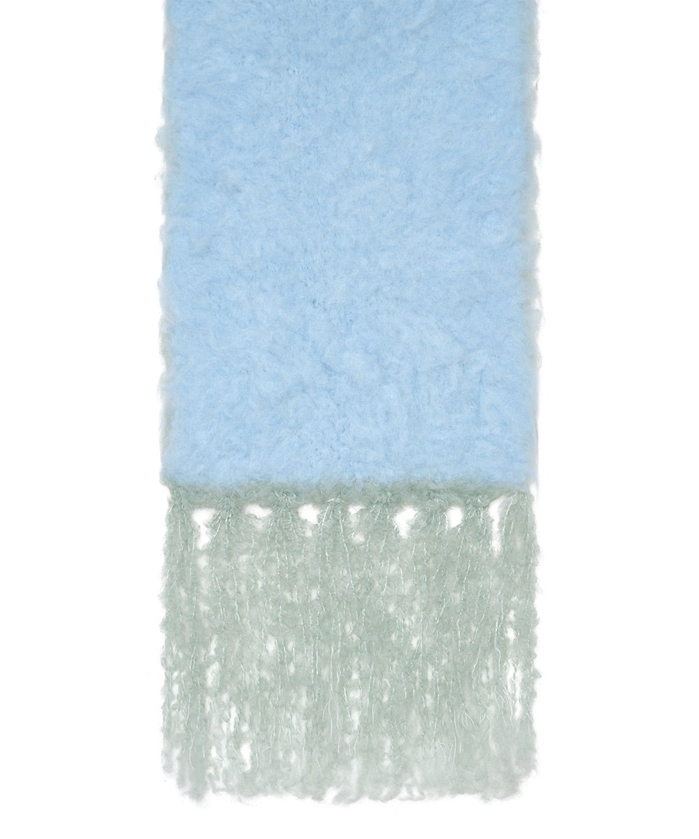 ผ้าพันคอ  OVERSIZED SHAGGY SCARF - MINT