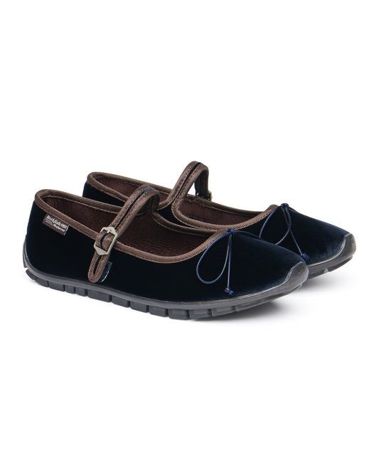 รองเท้าแมรี่เจน BELLA MARYJANES(PEBBLE SOLE) - NAVY