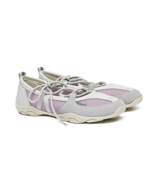 NICOLE WEAVING LACEUP SNEAKERS - ASH LAVENDER