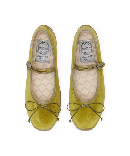 รองเท้าแมรี่เจน BELLA MARYJANES(PEBBLE SOLE) - OLIVE