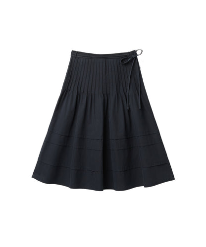 กระโปรงพลีท PINTUCK SKIRT - NAVY