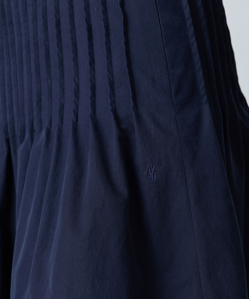 กระโปรงพลีท PINTUCK SKIRT - NAVY
