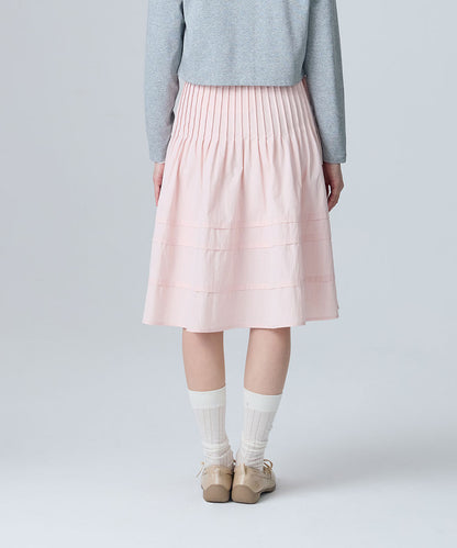 กระโปรงพลีท PINTUCK SKIRT - PINK