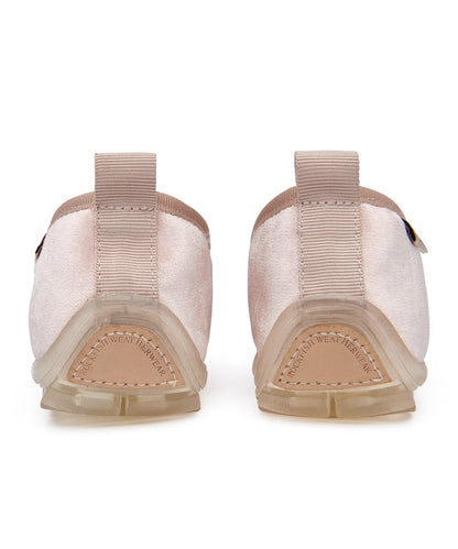 รองเท้าแมรี่เจน BELLA CROSS BANDING FLATS(PEBBLE SOLE) - PINK