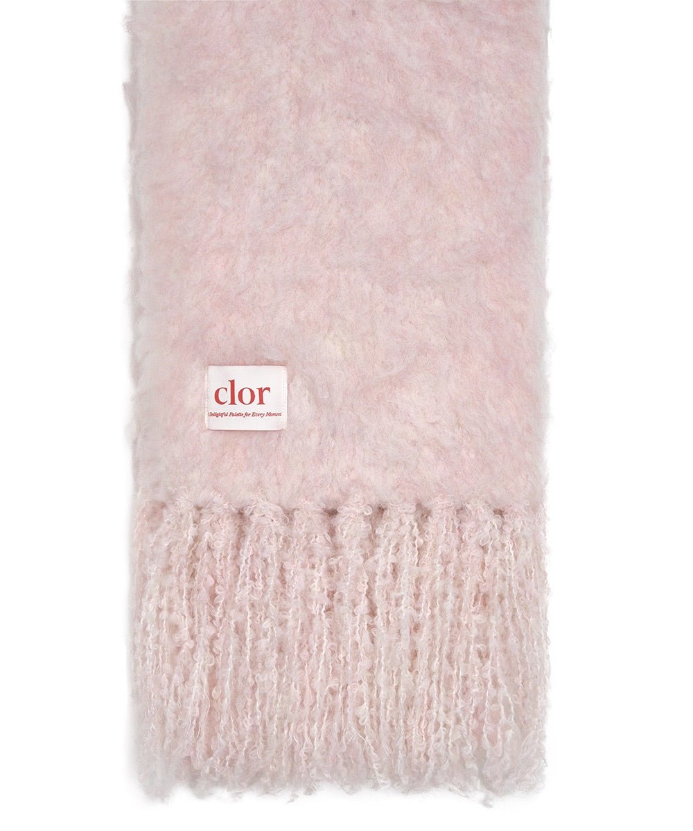 ผ้าพันคอ  OVERSIZED SHAGGY SCARF - PINK
