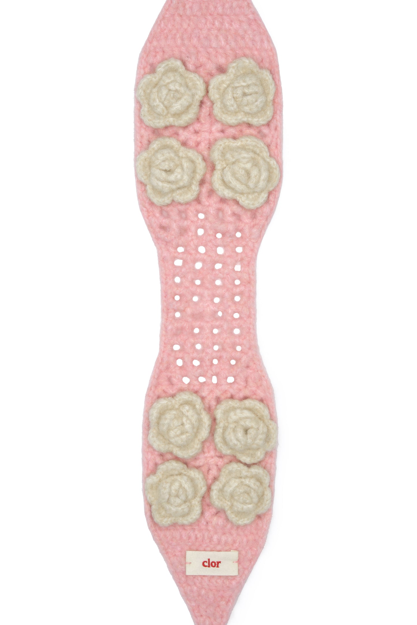 ที่ปิดหูกันหนาว HANDMADE FLOWER CROCHET EARMUFF - PINK