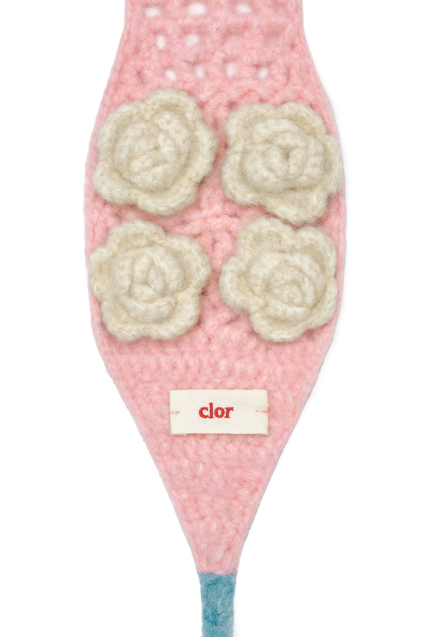 ที่ปิดหูกันหนาว HANDMADE FLOWER CROCHET EARMUFF - PINK