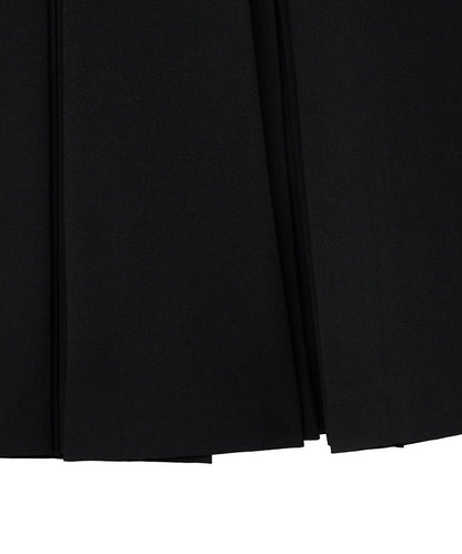 กระโปรงพลีท PLEATS SKIRT - BLACK