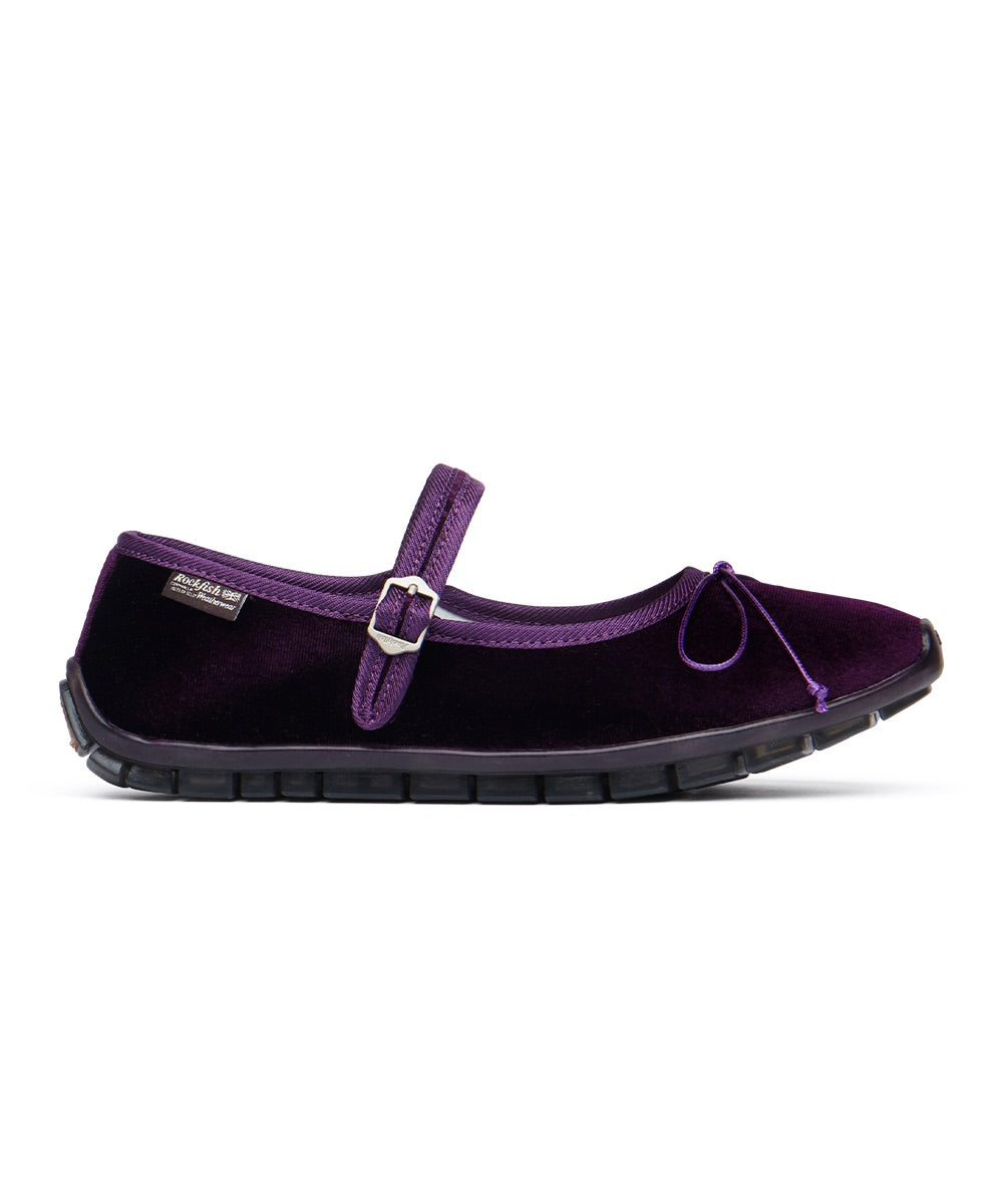 รองเท้าแมรี่เจน BELLA MARYJANES(PEBBLE SOLE) - PURPLE
