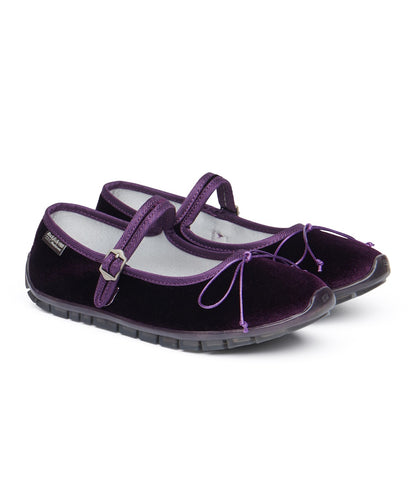 รองเท้าแมรี่เจน BELLA MARYJANES(PEBBLE SOLE) - PURPLE
