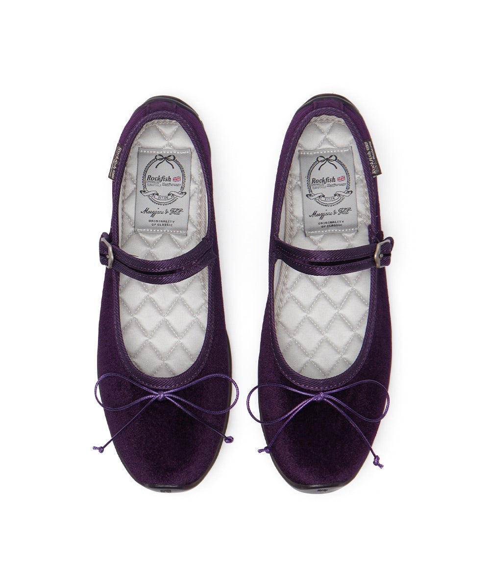 รองเท้าแมรี่เจน BELLA MARYJANES(PEBBLE SOLE) - PURPLE