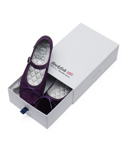 รองเท้าแมรี่เจน BELLA MARYJANES(PEBBLE SOLE) - PURPLE