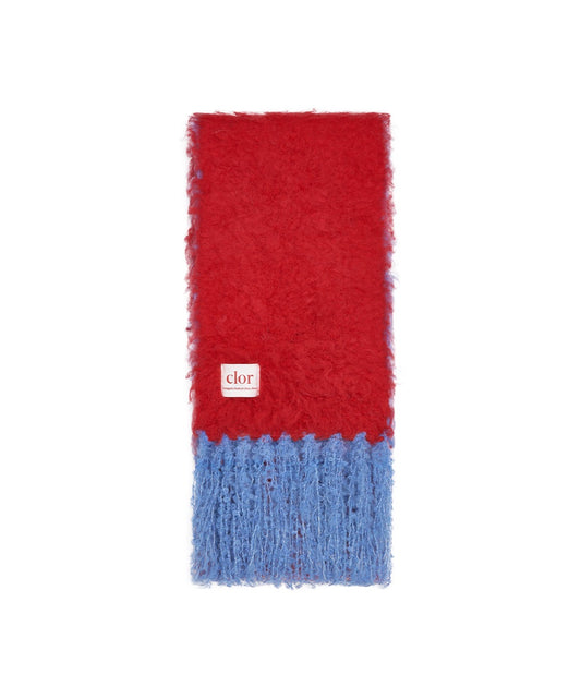 ผ้าพันคอ  OVERSIZED SHAGGY SCARF - RED