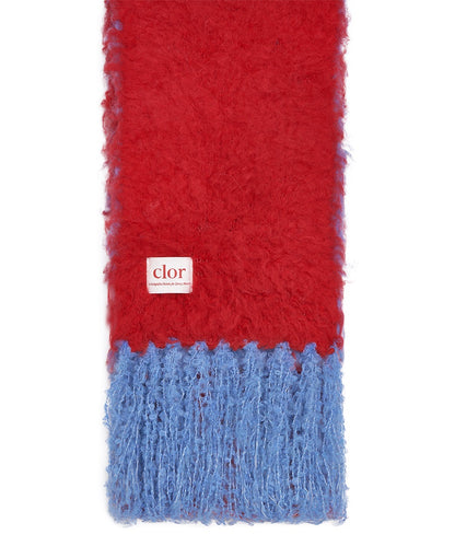 ผ้าพันคอ  OVERSIZED SHAGGY SCARF - RED