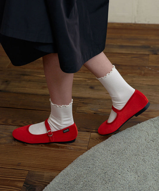 BELLA QUILTED MARYJANE - RED