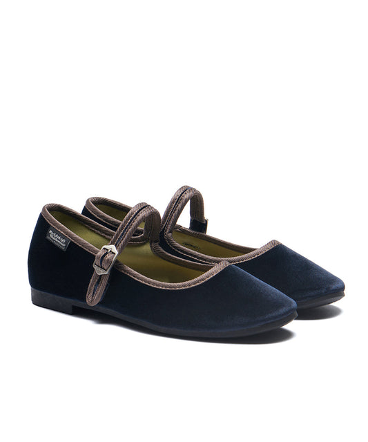 BELLA QUILTED MARYJANE - NAVY