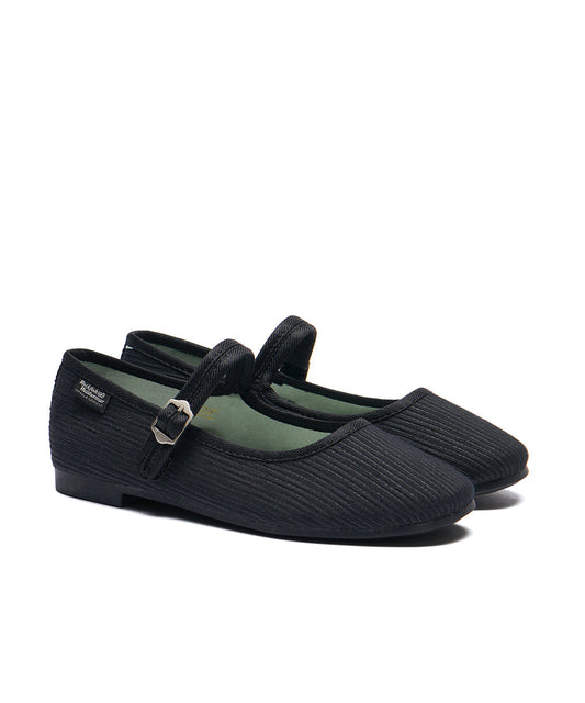 รองเท้าแมรี่เจน HAZEL RIBBON MARYJANE - BLACK