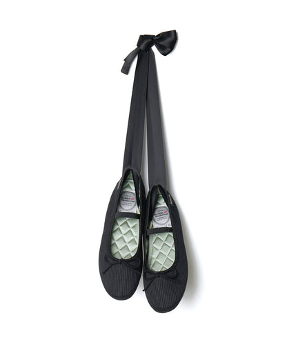 รองเท้าลำลอง HAZEL RIBBON FLAT - BLACK