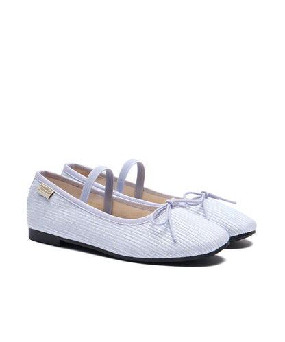 รองเท้าลำลอง HAZEL RIBBON FLAT - BLUE