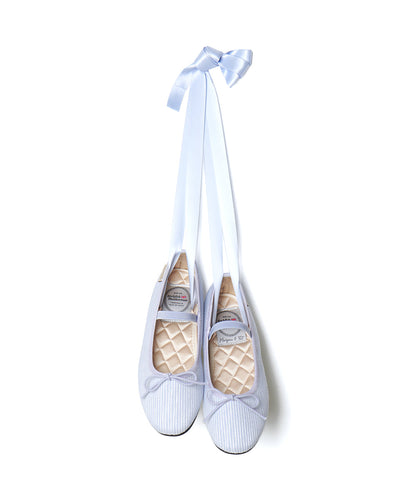 รองเท้าลำลอง HAZEL RIBBON FLAT - BLUE
