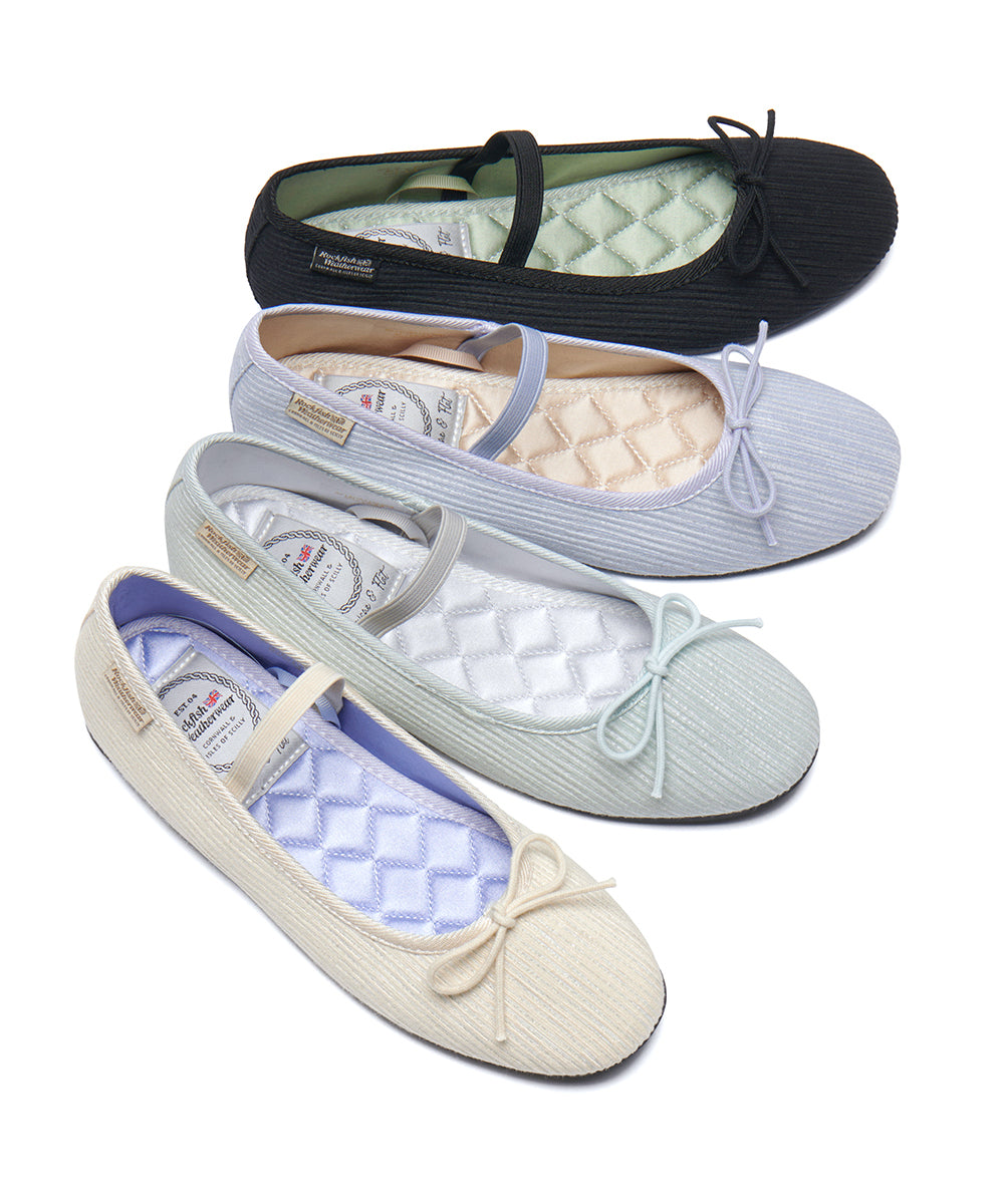 รองเท้าลำลอง HAZEL RIBBON FLAT - BLUE
