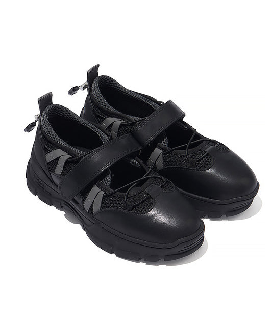 BRYN VELCRO SNEAKERS - BLACK