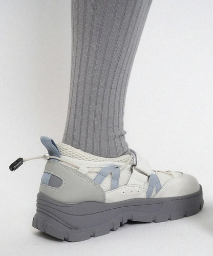 รองเท้าผ้าใบ BRYN VELCRO SNEAKERS - WHITE