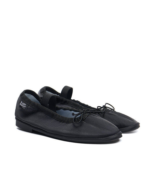WISLEY QUILTED SCRUNCH FLAT - BLACK