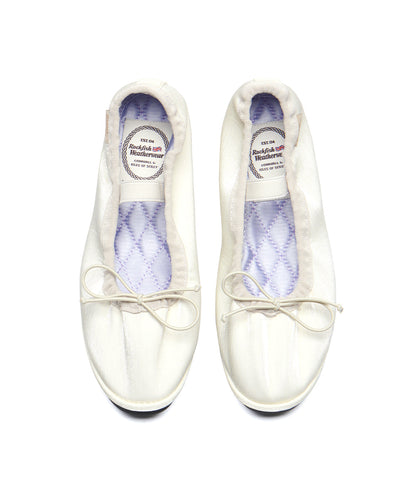 WISLEY QUILTED SCRUNCH FLAT - BUTTER