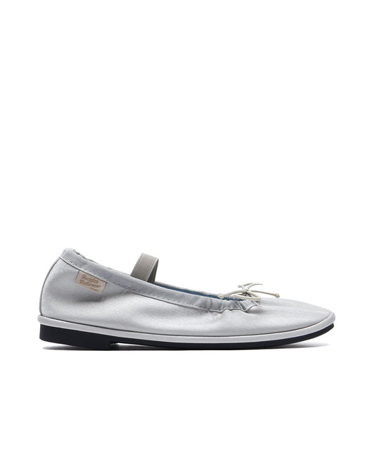 WISLEY QUILTED SCRUNCH FLAT - GREY