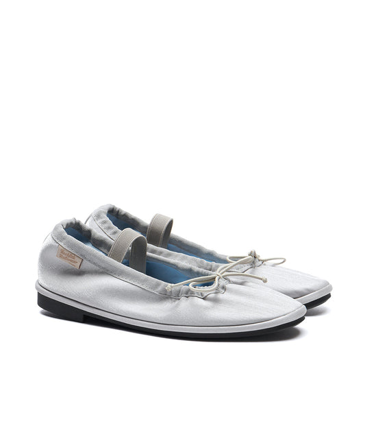 WISLEY QUILTED SCRUNCH FLAT - GREY
