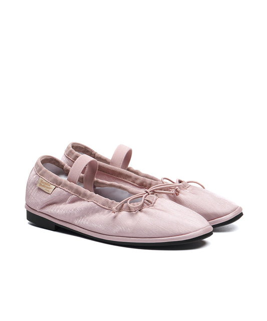WISLEY QUILTED SCRUNCH FLAT - PINK