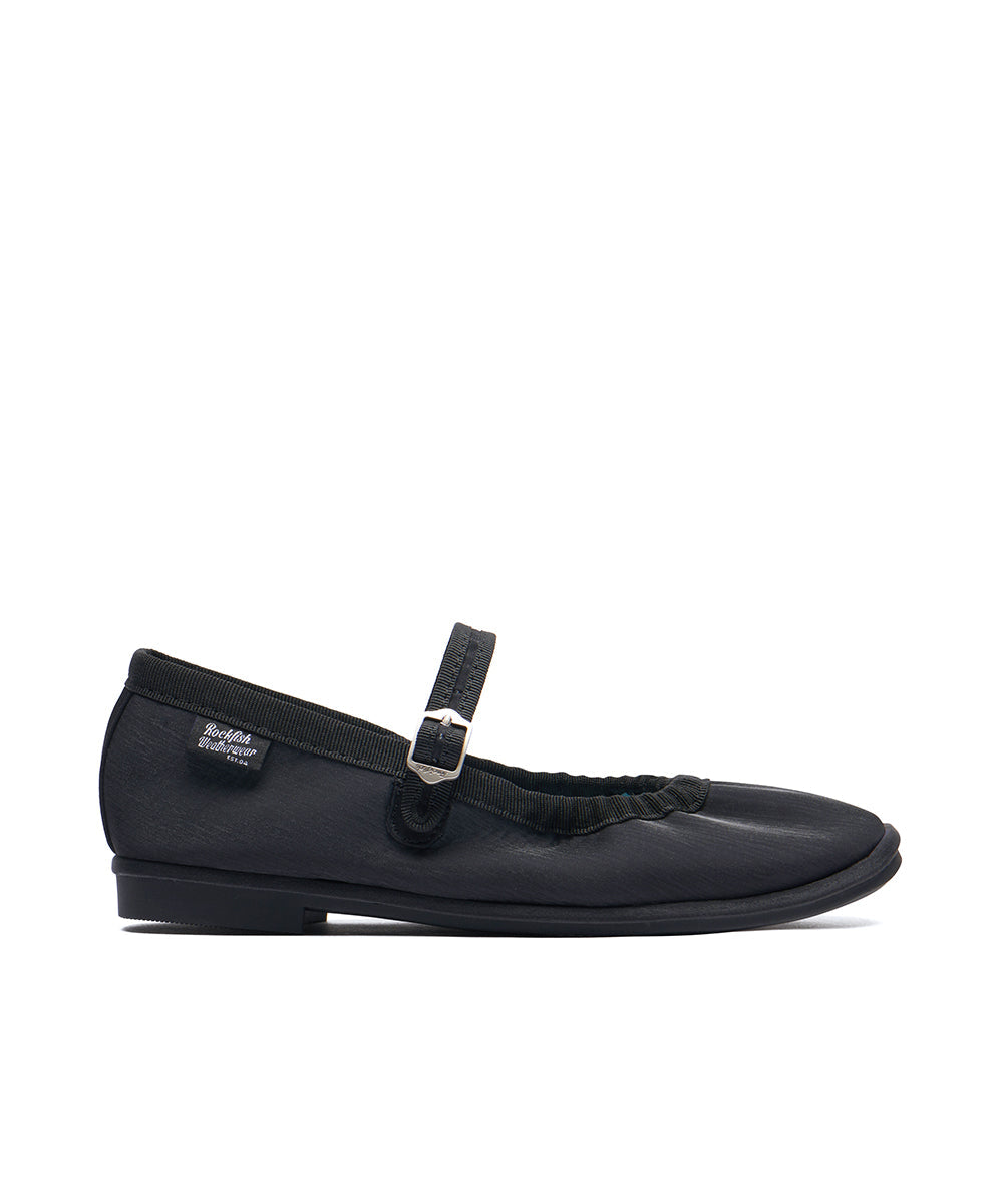 WISLEY QUILTED SCRUNCH MARYJANE - BLACK