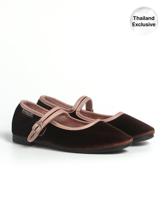 BELLA QUILTED MARYJANE - CHOCO