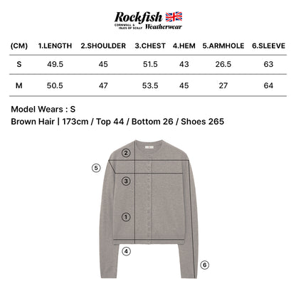 เสื้อคาร์ดิแกน CLASSIC WOOL CARDIGAN - BROWN