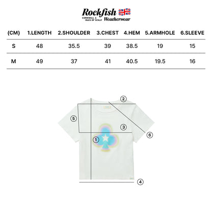 เสื้อยืด CLOVER SLIM T-SHIRT - WHITE