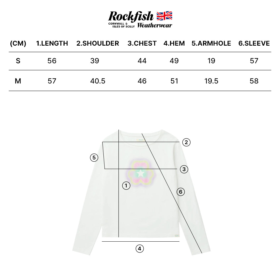 เสื้อยืด CLOVER LONG SLEEVE T-SHIRT - WHITE