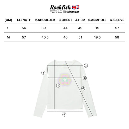 เสื้อยืด CLOVER LONG SLEEVE T-SHIRT - WHITE