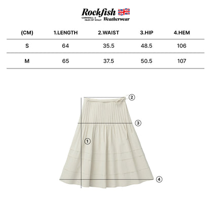 กระโปรงพลีท PINTUCK SKIRT - NAVY