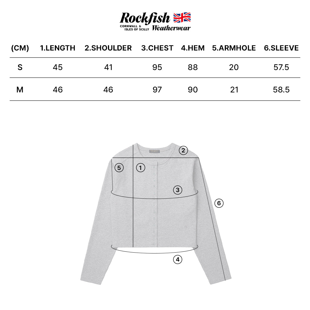 เสื้อคาร์ดิแกน COTTON ESSENTIAL CARDIGAN - CREAM