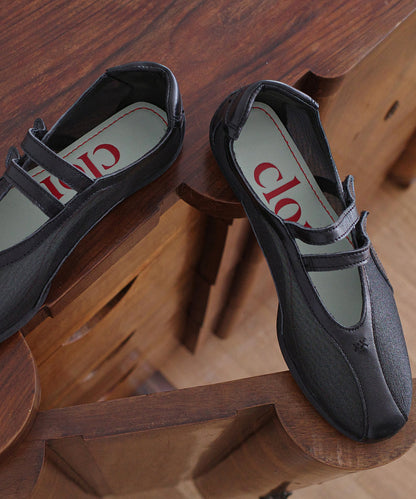 รองเท้าผ้าใบ TWIN SHEER MESH SNEAKER - BLACK