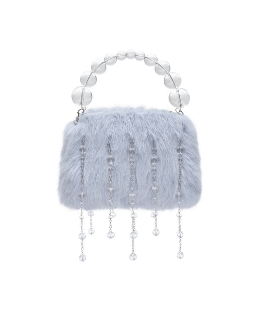 กระเป๋าถือ X SUSAN FANG FURRY BUBBLE RAIN BAG - SKY BLUE
