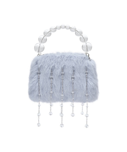 กระเป๋าถือ X SUSAN FANG FURRY BUBBLE RAIN BAG - SKY BLUE