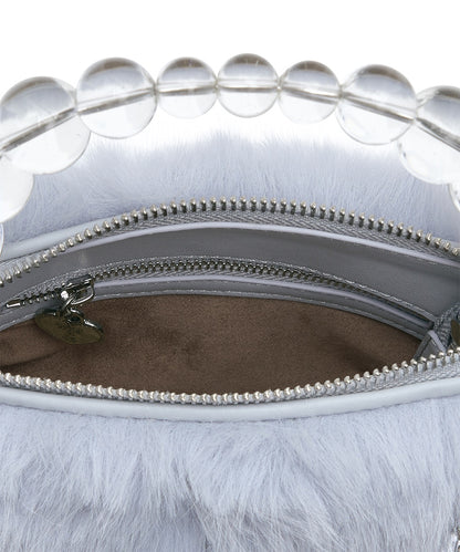 กระเป๋าถือ X SUSAN FANG FURRY BUBBLE RAIN BAG - SKY BLUE