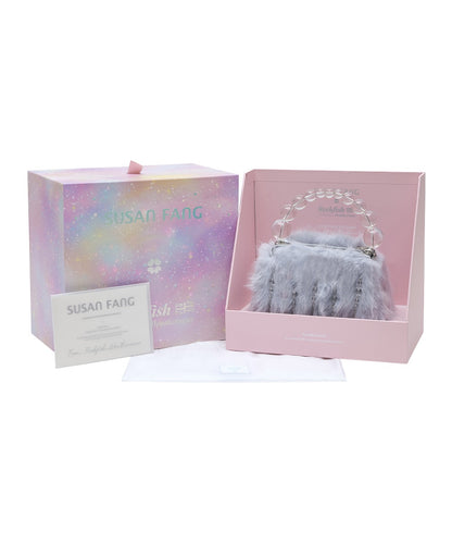 กระเป๋าถือ X SUSAN FANG FURRY BUBBLE RAIN BAG - SKY BLUE